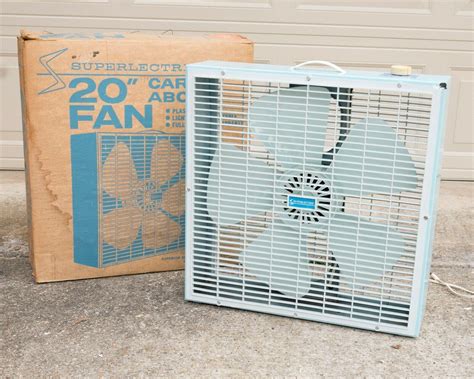 blue metal box fan what year were they made|VINTAGE RETRO BLUE BRADFORD DELUXE 3 SPEED BOX .